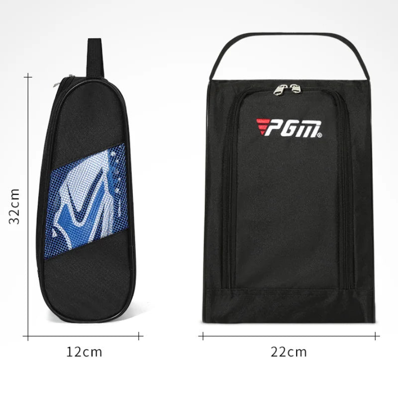 Bolsa portátil para zapatos de minigolf PGM, de nailon, ligera y transpirable, para transportar pelotas de golf, accesorios deportivos