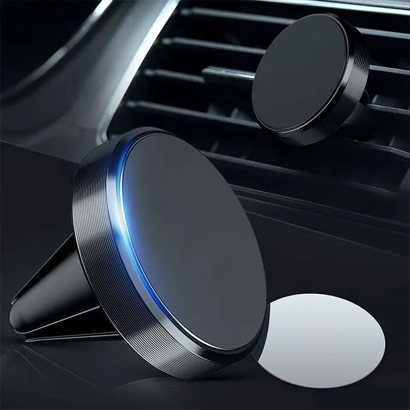 Soporte magnético para teléfono de coche con ventilación de aire para iPhone 11, 12, 13, Samsung, Xiaomi y Huawei, soporte de soporte con imán de metal.