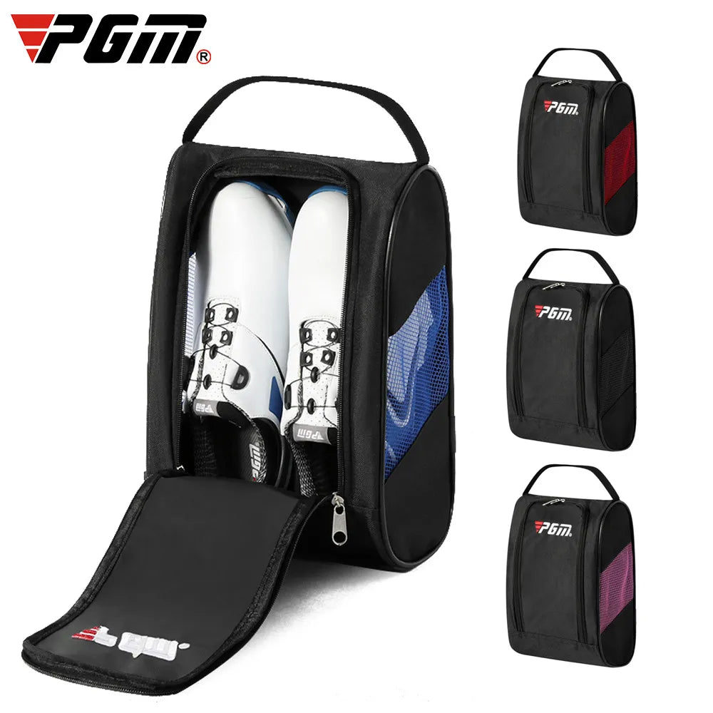 Bolsa portátil para zapatos de minigolf PGM, de nailon, ligera y transpirable, para transportar pelotas de golf, accesorios deportivos
