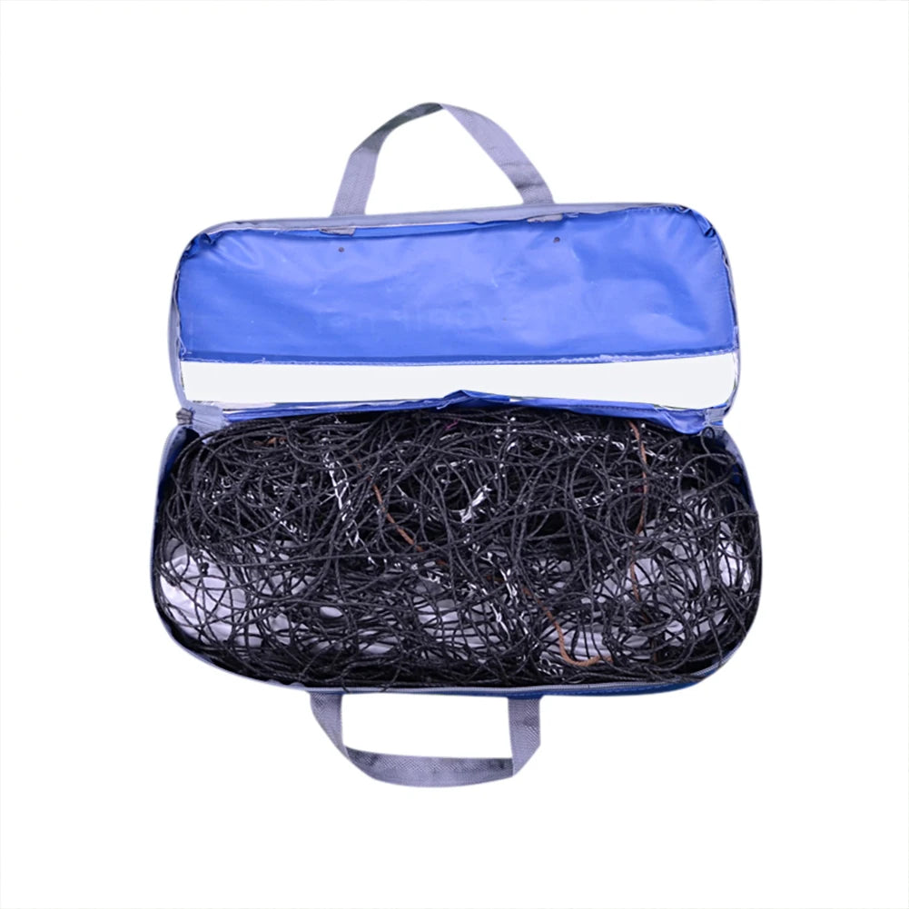 Red de voleibol de 9,5 x 1 m para entrenamiento de práctica, estilo universal, de poliéster y seda, para voleibol de playa y exterior.