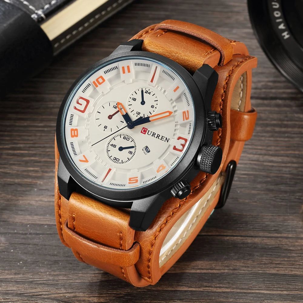 Curren Relógios Masculinos Relógio Masculino 2018 Top Marca Luxo Exército Militar Steampunk Esportes Masculino Quartzo-Relógio Masculino Hodinky Relojes Hombre