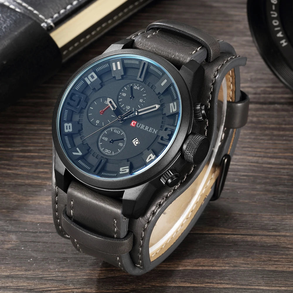 Curren Relógios Masculinos Relógio Masculino 2018 Top Marca Luxo Exército Militar Steampunk Esportes Masculino Quartzo-Relógio Masculino Hodinky Relojes Hombre