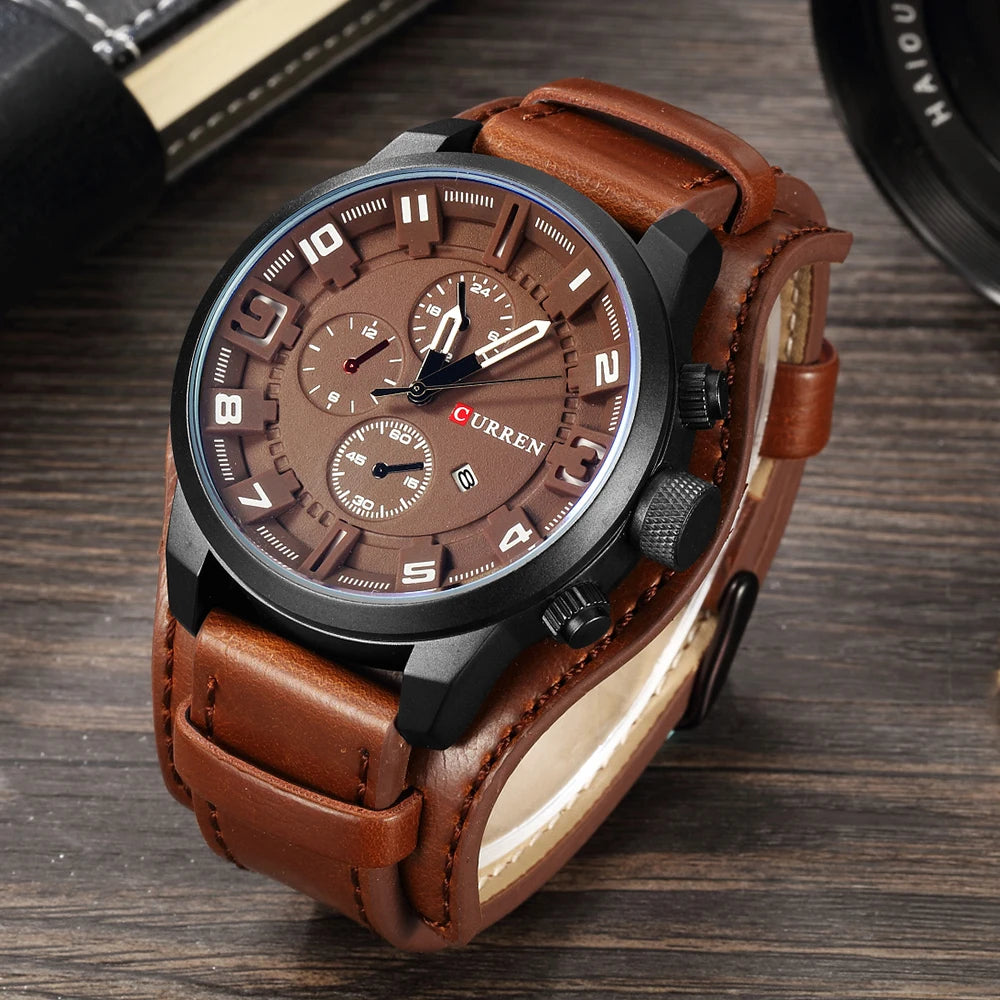 Curren Relógios Masculinos Relógio Masculino 2018 Top Marca Luxo Exército Militar Steampunk Esportes Masculino Quartzo-Relógio Masculino Hodinky Relojes Hombre