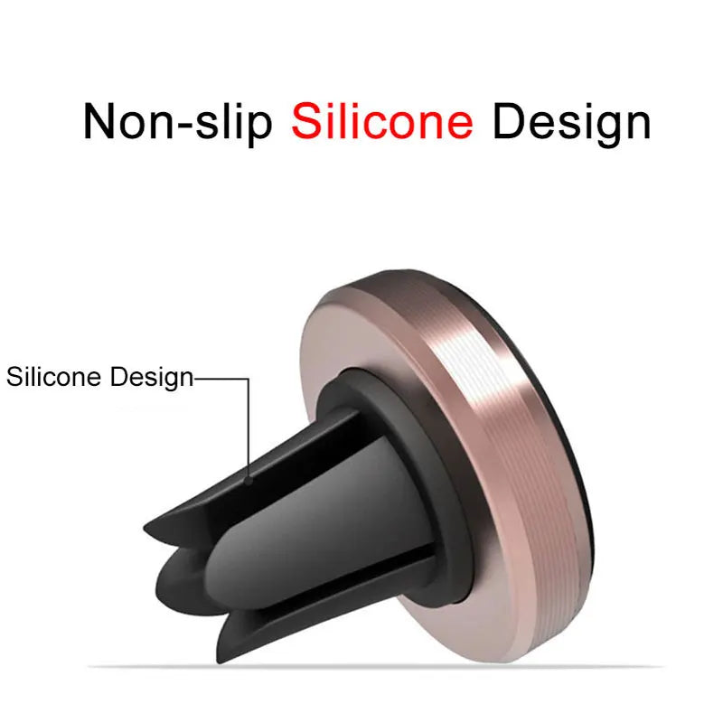 Soporte magnético para teléfono de coche con ventilación de aire para iPhone 11, 12, 13, Samsung, Xiaomi y Huawei, soporte de soporte con imán de metal.