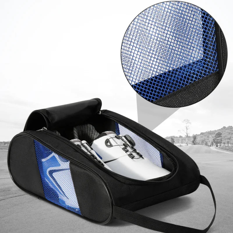 Bolsa portátil para zapatos de minigolf PGM, de nailon, ligera y transpirable, para transportar pelotas de golf, accesorios deportivos