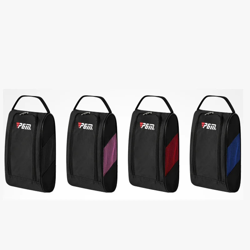 Bolsa portátil para zapatos de minigolf PGM, de nailon, ligera y transpirable, para transportar pelotas de golf, accesorios deportivos