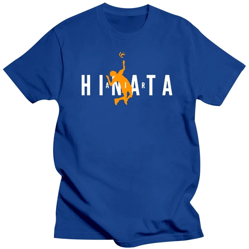 100% Cotton Print Mens Summer Air Hinata Shoyo Haikyuu Haikyu Anime Manga Unisex Tshirt T-Shirt Tee ALL SIZES Tee Shirt