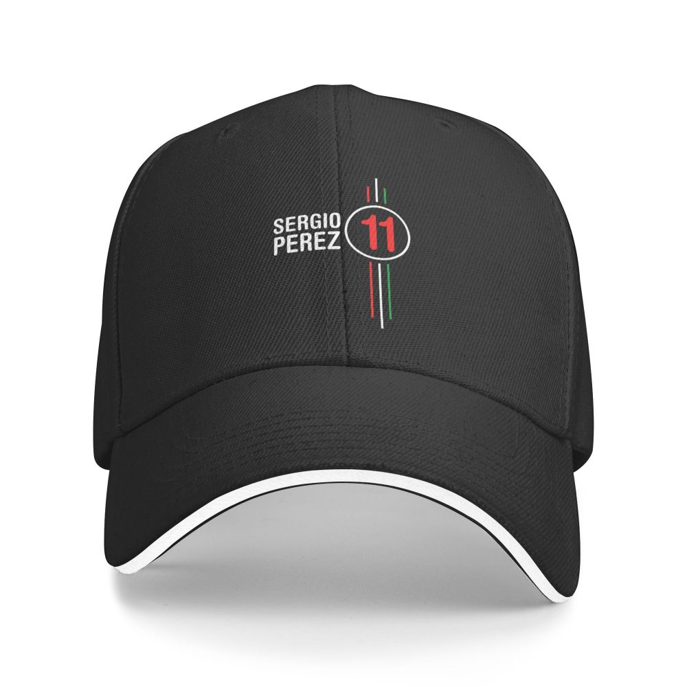 Sergio Perez F1 Car Racing Washed Men's Baseball Cap Sunprotection Trucker Snapback Caps Dad Hat Golf Hats
