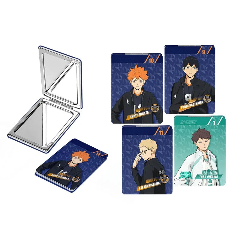 Haikyuu!! Tobio Kageyama Shoyo Hinata Karasuno Kei Tsukishima Oikawa Tooru China Official Authorization Cosmetic Mirror