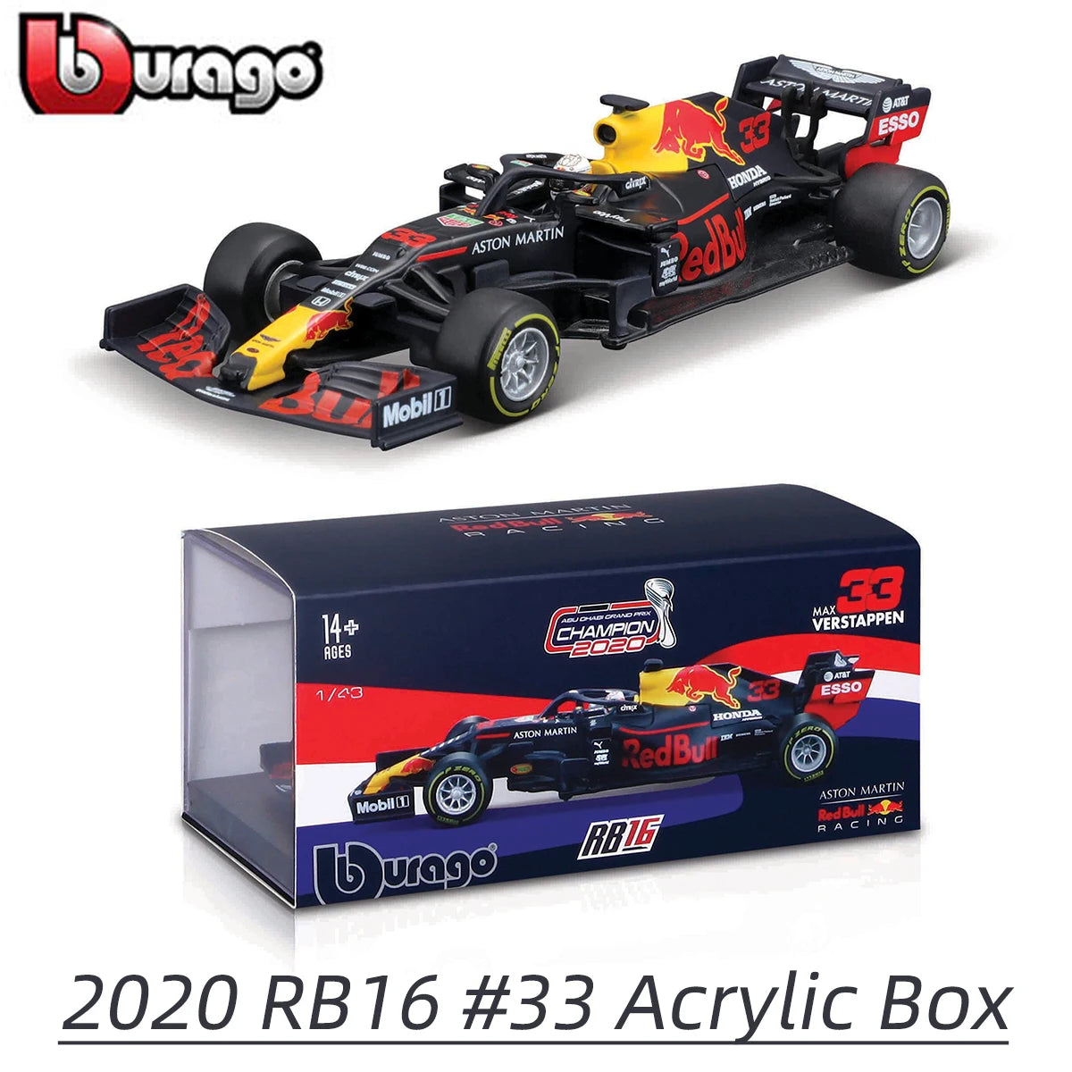 Bburago 1:43 2024 RB20 SF24 W14 W13 SF23 MCL60 RB19 RB18 W12 F1 Racing Formula Car Static Simulation Diecast Alloy Model Car