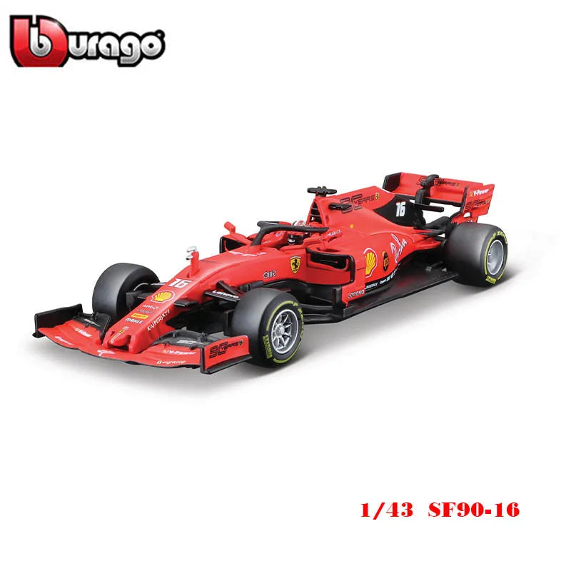 Bburago 1:43 2024 RB20 SF24 W14 W13 SF23 MCL60 RB19 RB18 W12 F1 Racing Formula Car Static Simulation Diecast Alloy Model Car