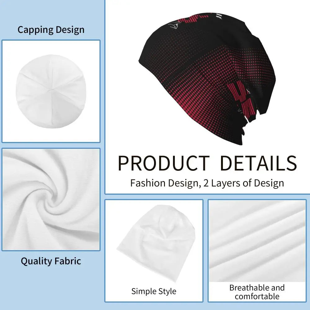 Carlos Sainz Jr F1 Signature Graphic - Dark Warm Knitted Cap Fashion Bonnet Hat Autumn Winter Beanies Hats for Unisex Adult