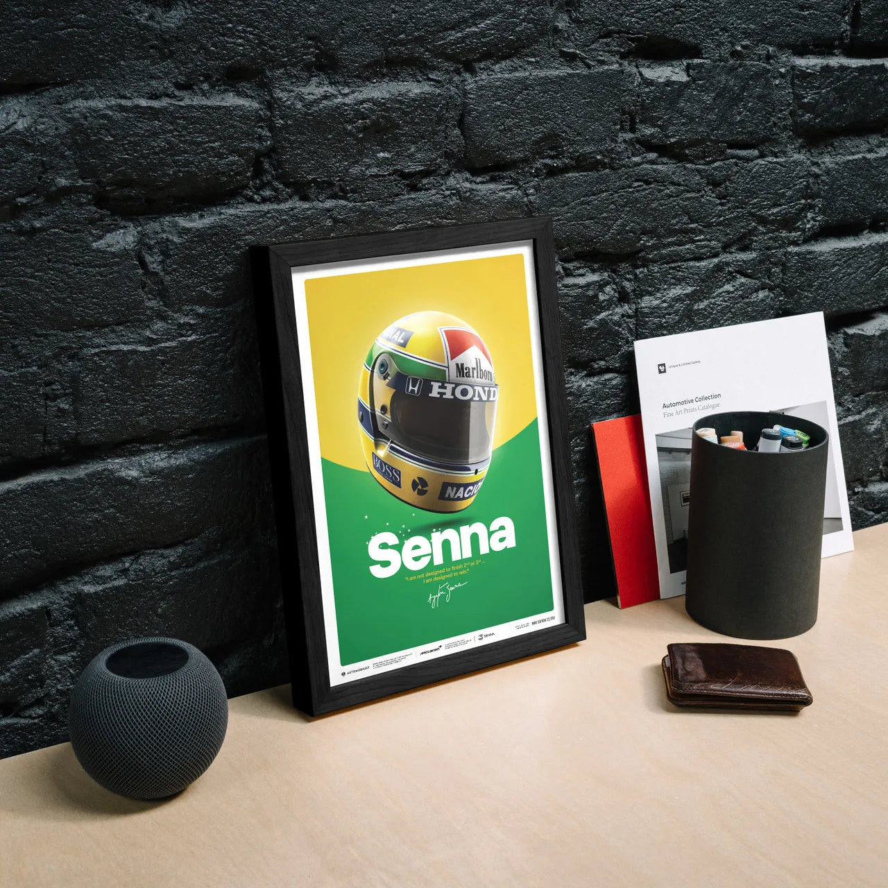 MP4/4 Ayrton Senna Helmet San Marino GP 1988 Poster Canvas Painting Prints Wall Art Pictures For Living Room Home Decoration