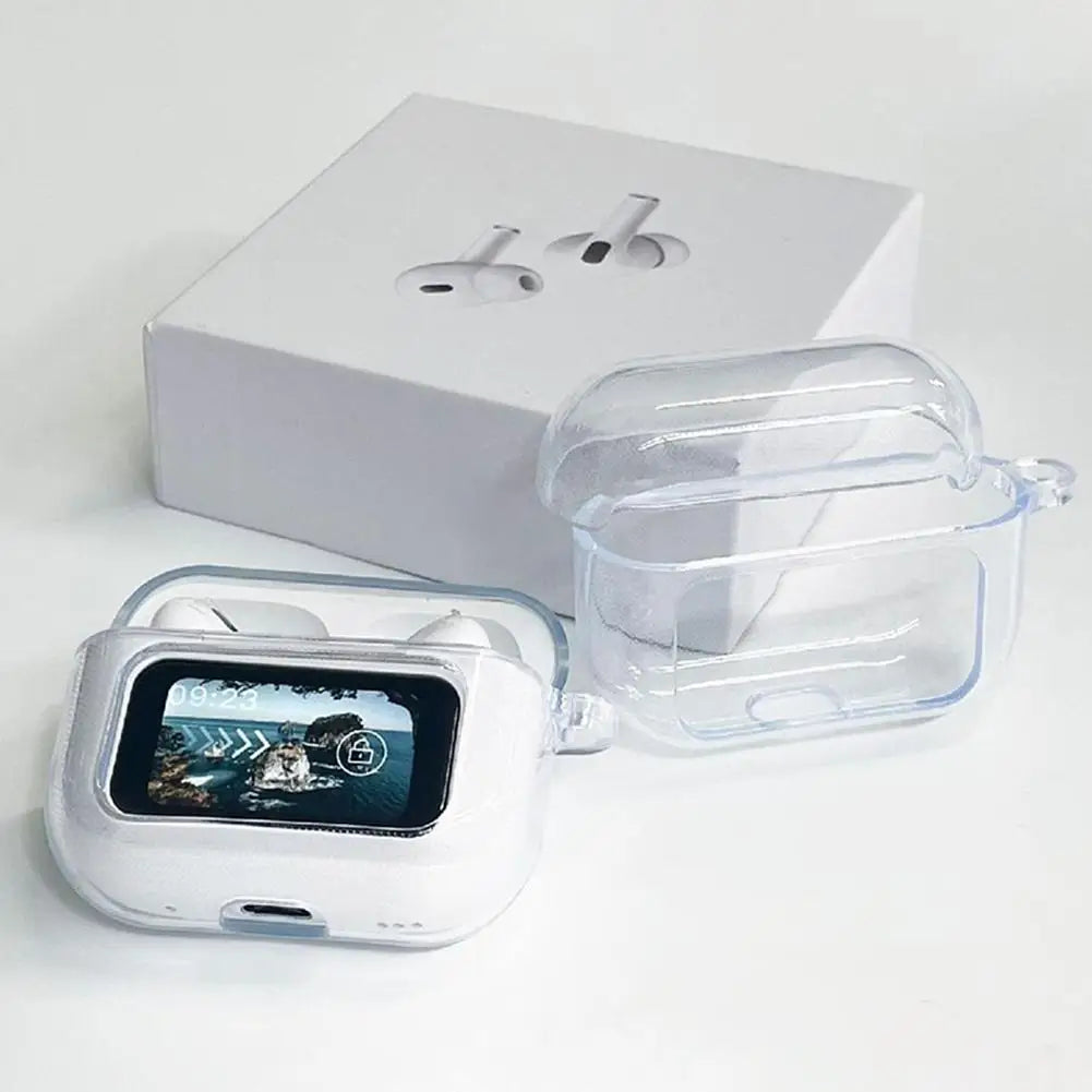 Funda de silicona transparente para auriculares A9PRO, funda protectora anticaídas, a prueba de golpes y polvo, carcasa para auriculares inalámbricos.
