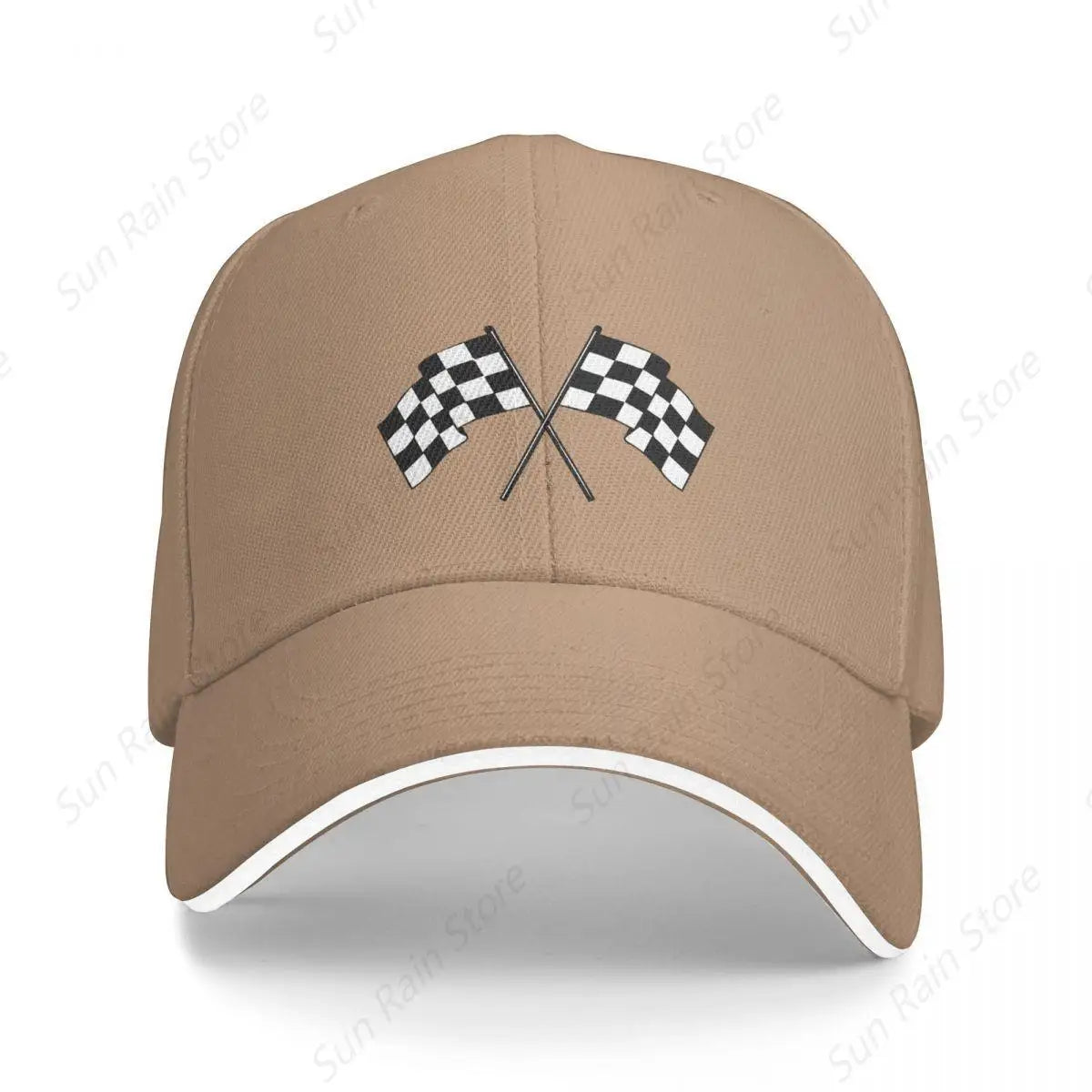 Flag F1 FIA Formula 1 World Championship Washed Men's Baseball Cap Outdoor Trucker Snapback Caps Dad Hat Golf Hats