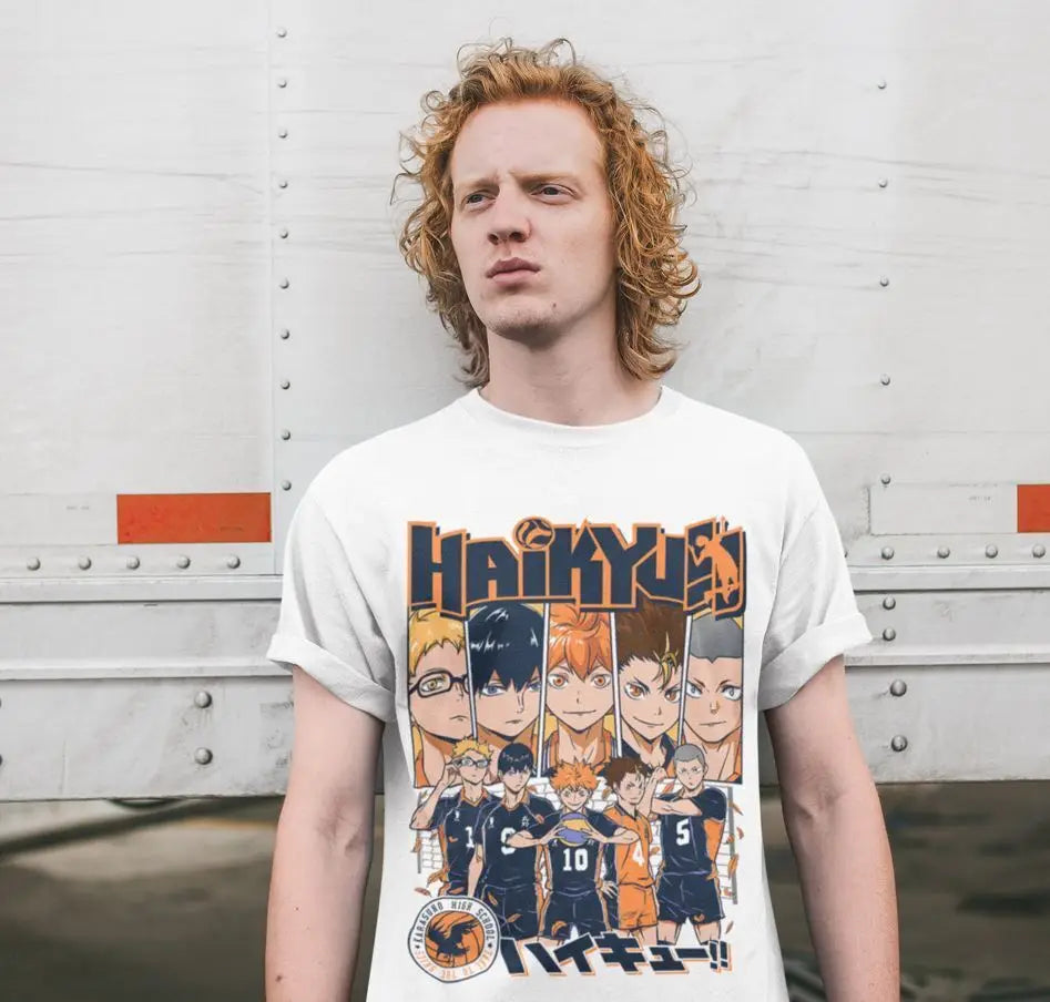 Hinata Shoyo Manga Strip Haikyuu Haikyu Anime Unisex Tshirt T-Shirt Tee ALL SIZE