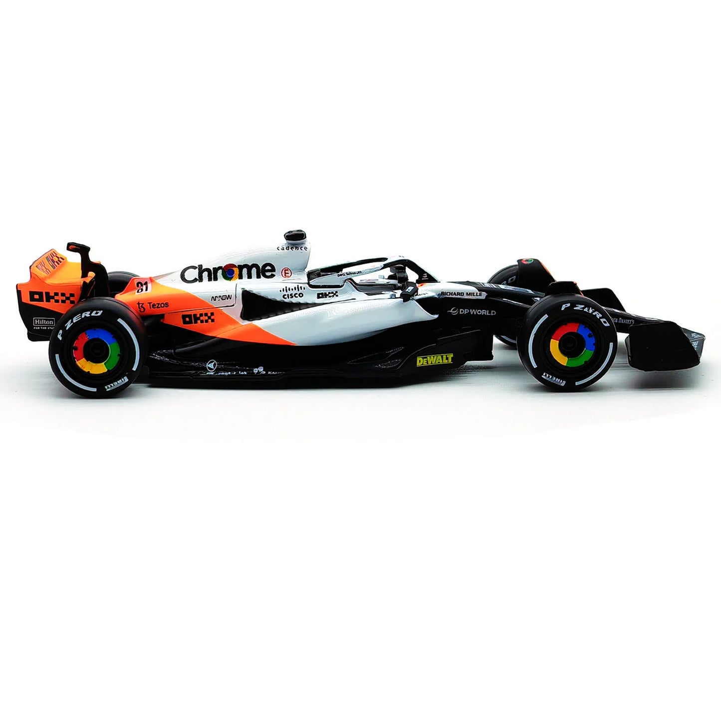 Bburago 1:43 2024 F1 Mercedes-AMG W15 #44 Hamilton Mclaren MCL38 MCL60 Monaco GP #4 Norris #81 Piastri Formula Car Model Gifts