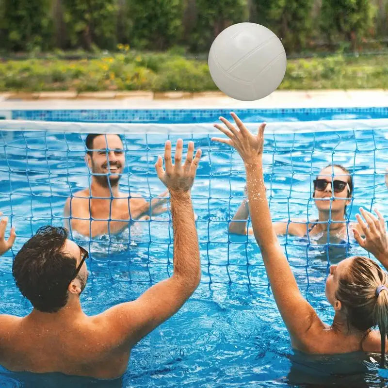 Pelotas de voleibol de piscina de PVC agrandadas, pelota nocturna de 22 cm, brillantes, para jóvenes, para exteriores y voleibol de playa para hombres y mujeres.