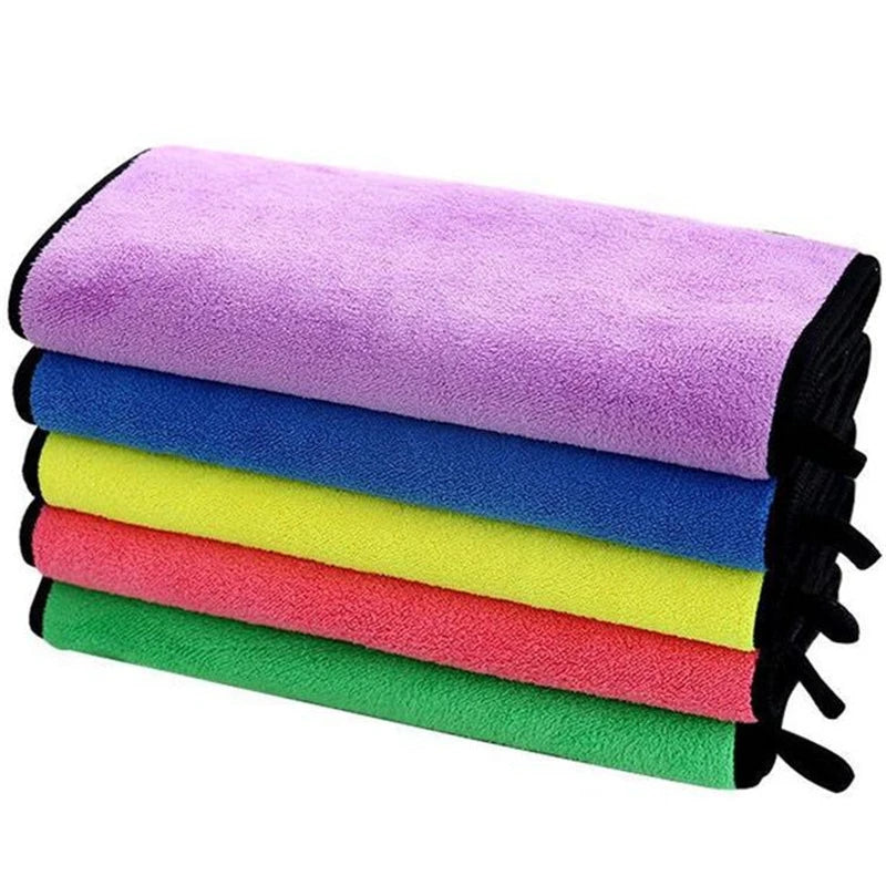 Toalla de baño ultraabsorbente para mascotas, de microfibra, para perros pequeños, medianos y gatos, lavable a máquina.