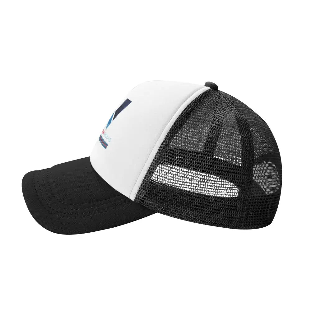 Williams Racing Custom Mesh Baseball Caps Women Men F1 Martini Printing Male Beach Dad Hat Peaked Cap