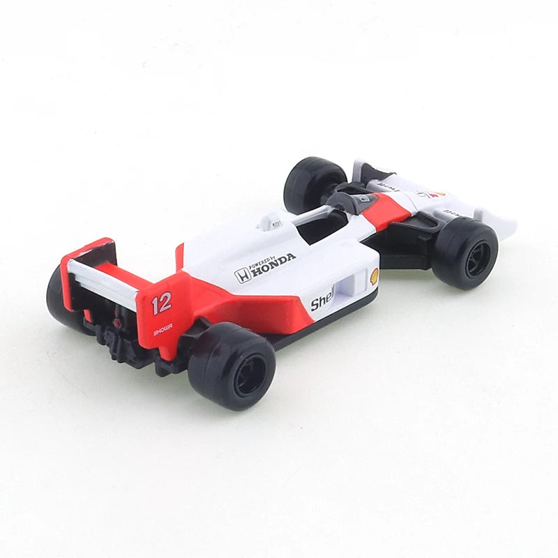 Tomica Premium Racing Honda MP4/4 No.12 Ayrton Senna Metal Alloy Diecast Car Model Boys Toy Gift