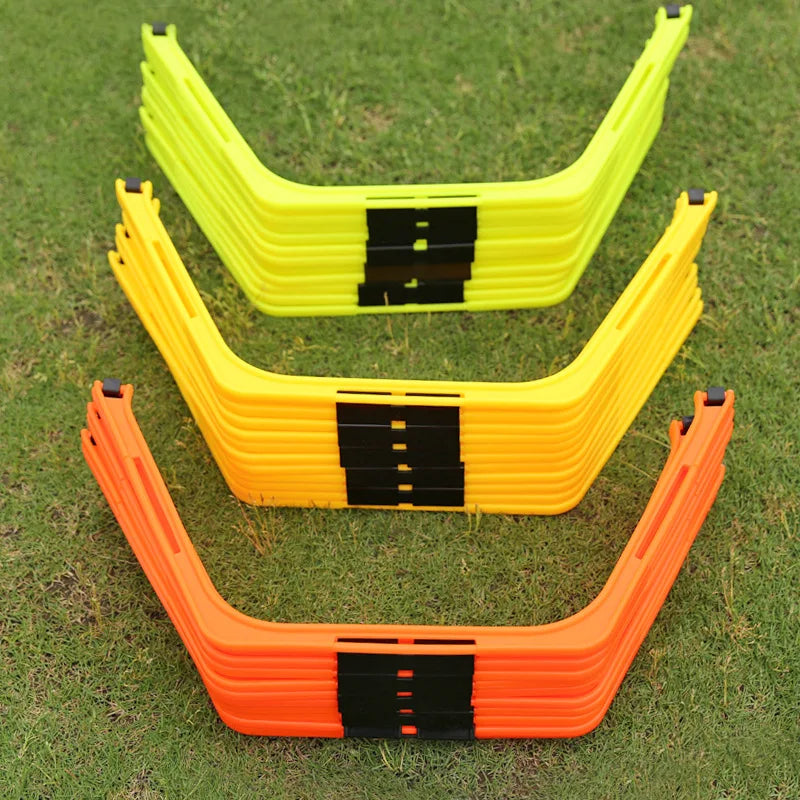 6 anillos de entrenamiento de agilidad para fútbol, equipo de fútbol, escalera hexagonal plegable para juego de pies, suministros múltiples, vallas hexagonales