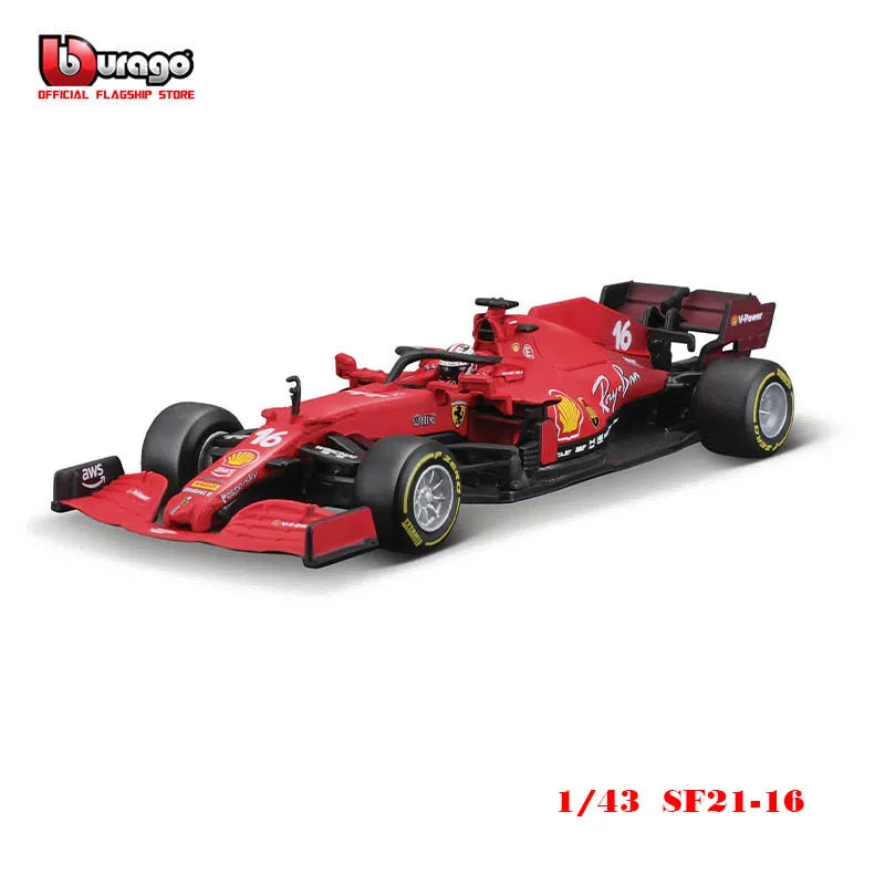 Bburago 1:43 2024 RB20 SF24 W14 W13 SF23 MCL60 RB19 RB18 W12 F1 Racing Formula Car Static Simulation Diecast Alloy Model Car
