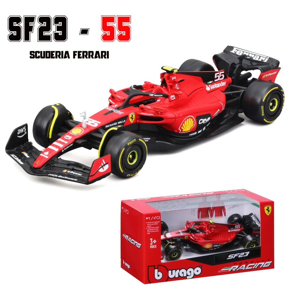 Bburago 1:43 Alpine F1 Team A523 2023 #10 Pierre Gasly #31 Esteban Ocon Alloy Car Die Cast Model Toy Collectible competition