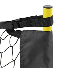 Portable Pickleball Net with Unique Ball Holder, IPF Standard 22FT, Steady Metal Frame, Easy Setup, Suitable for Backyards