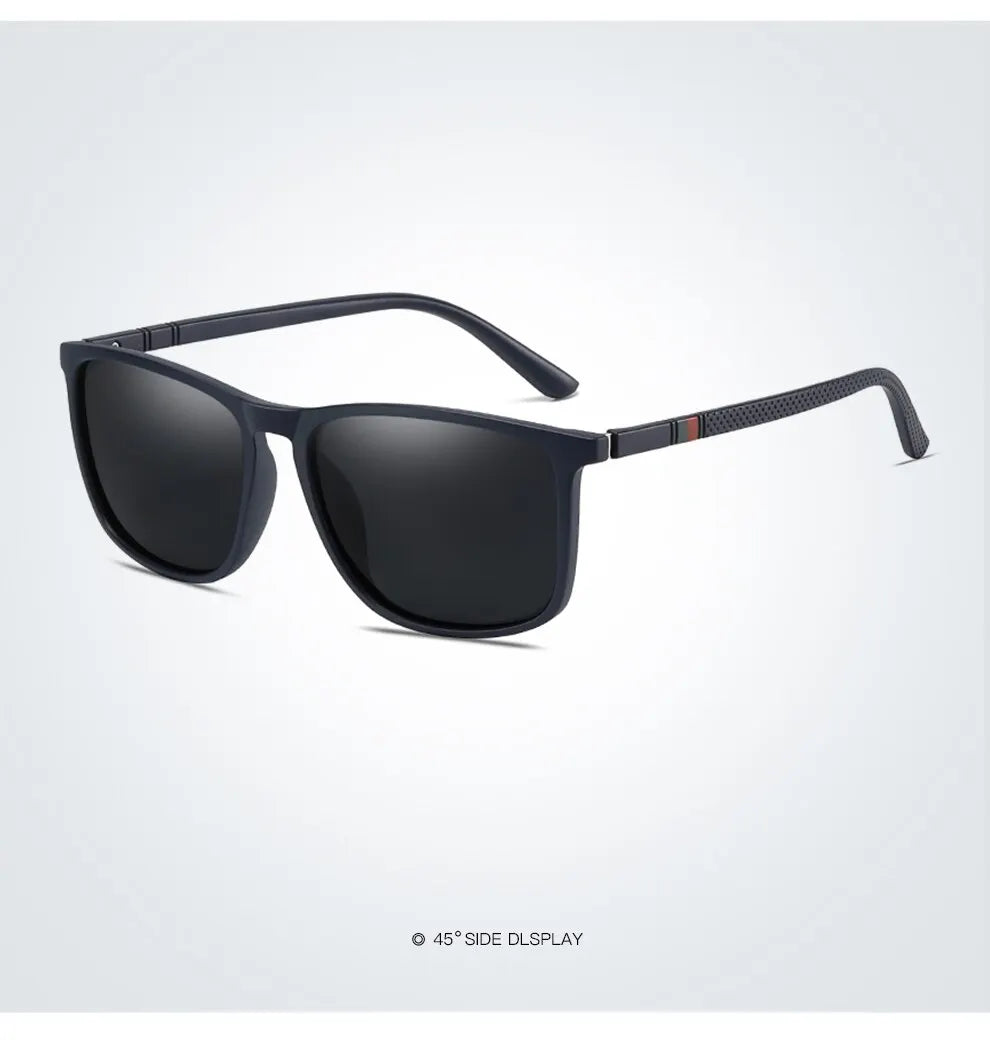 Luxury Vintage Square Polarized Sunglasses Men Women Fashion Travel Driving Fishing Anti-glare Sun Glasses TR90 Eyewear UV400