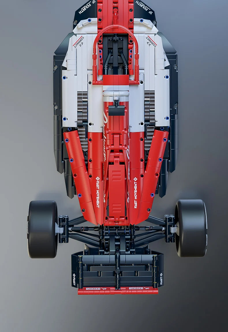 1:8 F1 Race Cars 1770PCS Building Sets MOC Building Blocks Car Cool Collectible Model Car Kits Toy Christmas Festive Gift Giving