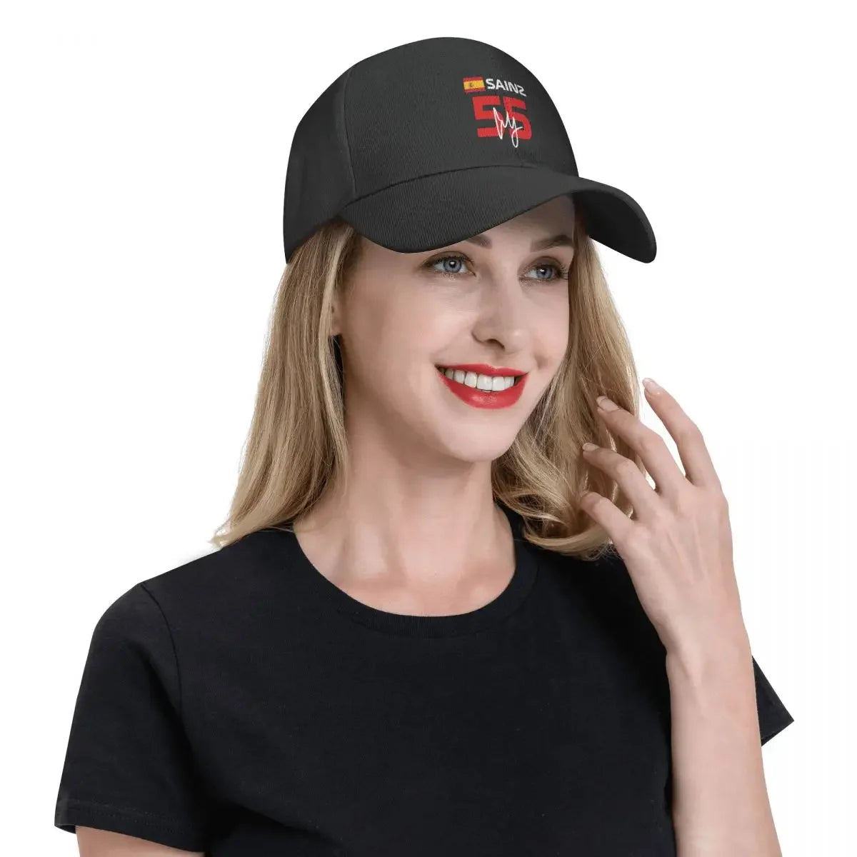 F1 2022 Carlos Sainz 55 Baseball Cap Christmas Hat Mountaineering New In The Hat Caps For Women Men's