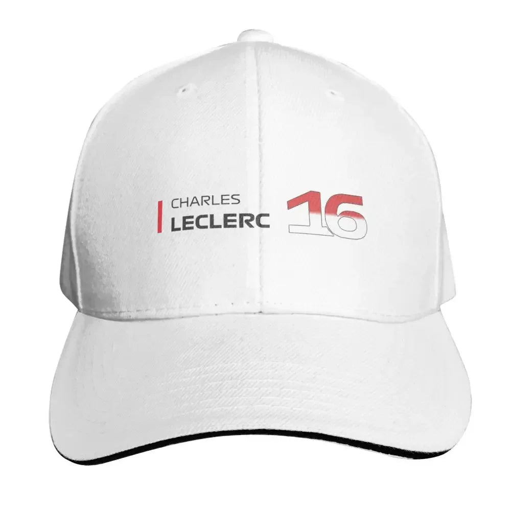Charles Leclerc F1 Cap Fashion Casual Baseball Caps Adjustable Hat Hip Hop Summer Unisex Baseball Hat Customizable Polychromatic