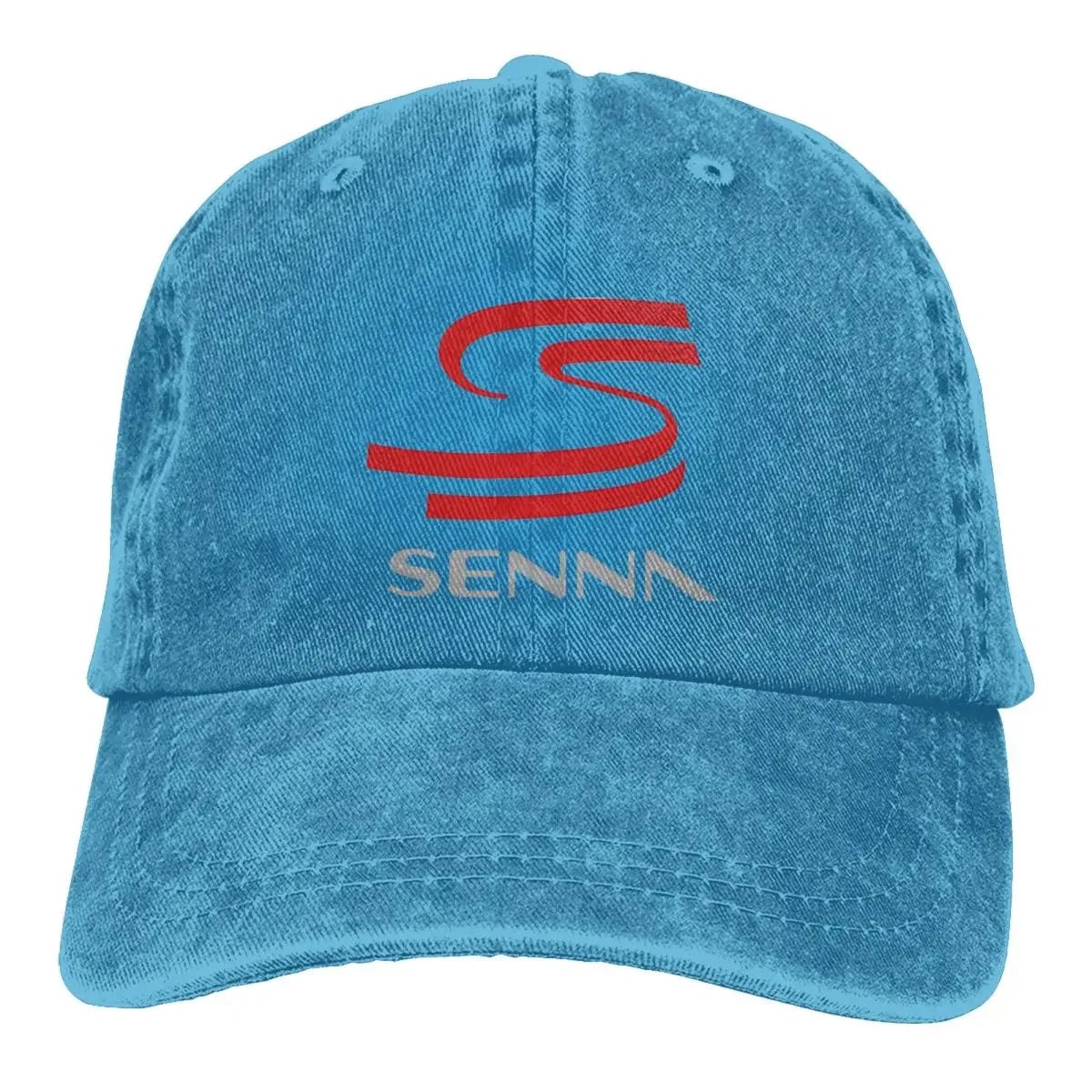 Senna F1 Unisex Baseball Cap Washed Adjustable Cotton Cap Vintage Casual Outdoor All Seasons Travel Sports Hat