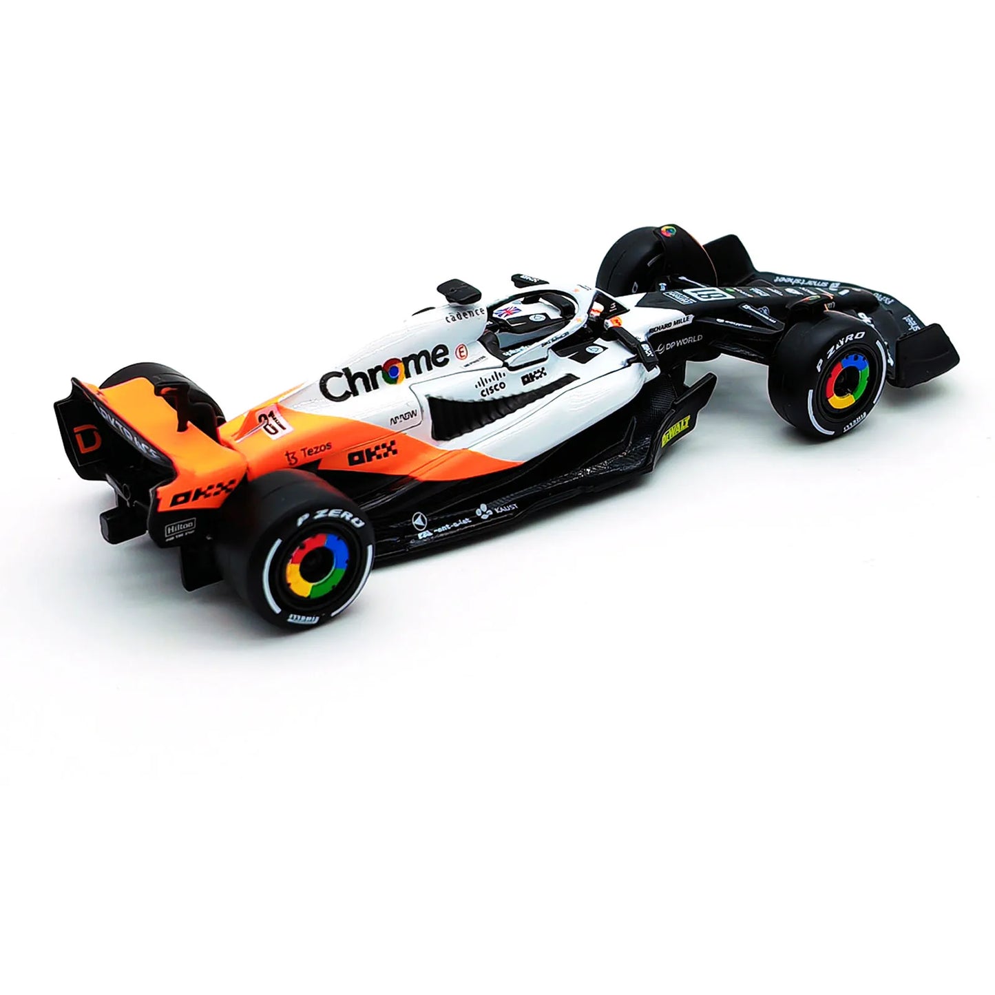 Bburago 1:43 2024 F1 Mercedes-AMG W15 #44 Hamilton Mclaren MCL38 MCL60 Monaco GP #4 Norris #81 Piastri Formula Car Model Gifts