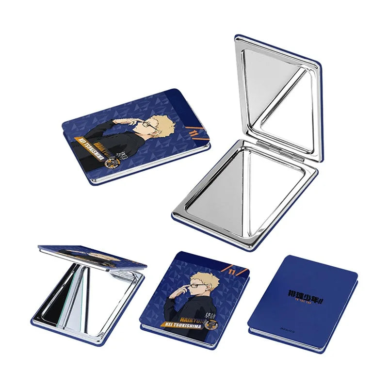 Haikyuu!! Tobio Kageyama Shoyo Hinata Karasuno Kei Tsukishima Oikawa Tooru China Official Authorization Cosmetic Mirror