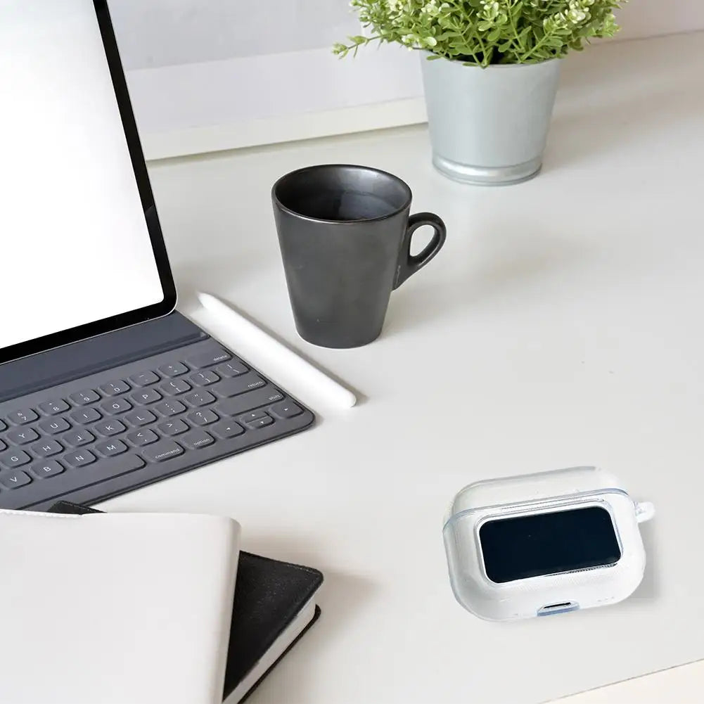 Funda de silicona transparente para auriculares A9PRO, funda protectora anticaídas, a prueba de golpes y polvo, carcasa para auriculares inalámbricos.