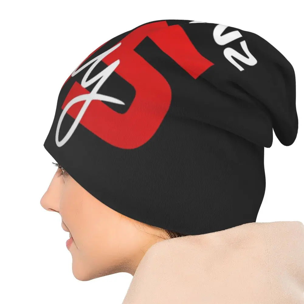 Carlos Sainz Jr F1 Signature Graphic - Dark Warm Knitted Cap Fashion Bonnet Hat Autumn Winter Beanies Hats for Unisex Adult