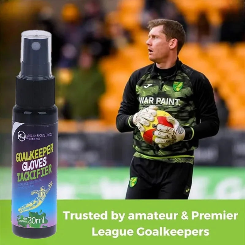 Spray de agarre para guantes de portero, spray de agarre para fútbol, antideslizante, mejorado, adhesivo, pegamento de repuesto para guantes de béisbol.