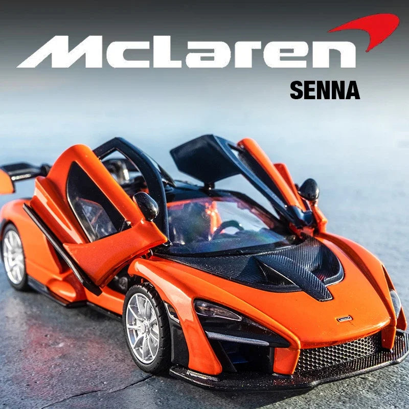 1/32 McLaren Senna Alloy Sports Car Model Diecasts Metal Toy Vehicles Car Model Simulation Sound Light Collection Toy Gift