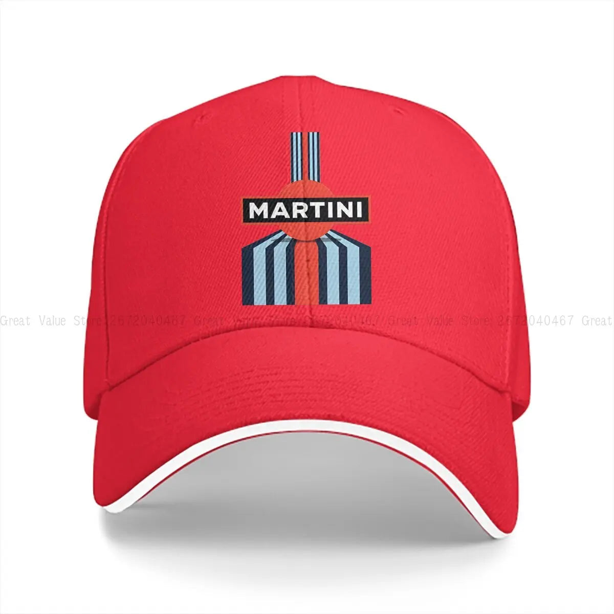 Pure Color Dad Hats Martini Racing Men's Hat Sun Visor Baseball Caps Formula 1 F1 Peaked Cap