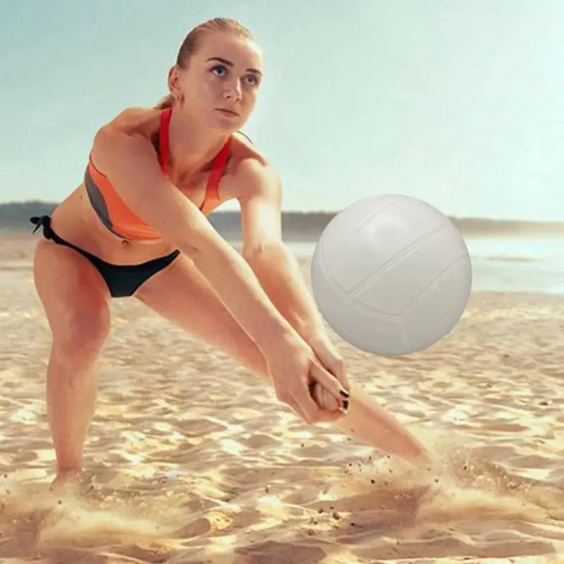 Pelotas de voleibol de piscina de PVC agrandadas, pelota nocturna de 22 cm, brillantes, para jóvenes, para exteriores y voleibol de playa para hombres y mujeres.