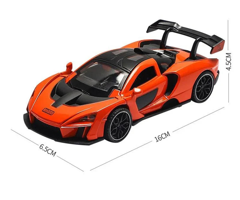 1/32 McLaren Senna Alloy Sports Car Model Diecasts Metal Toy Vehicles Car Model Simulation Sound Light Collection Toy Gift