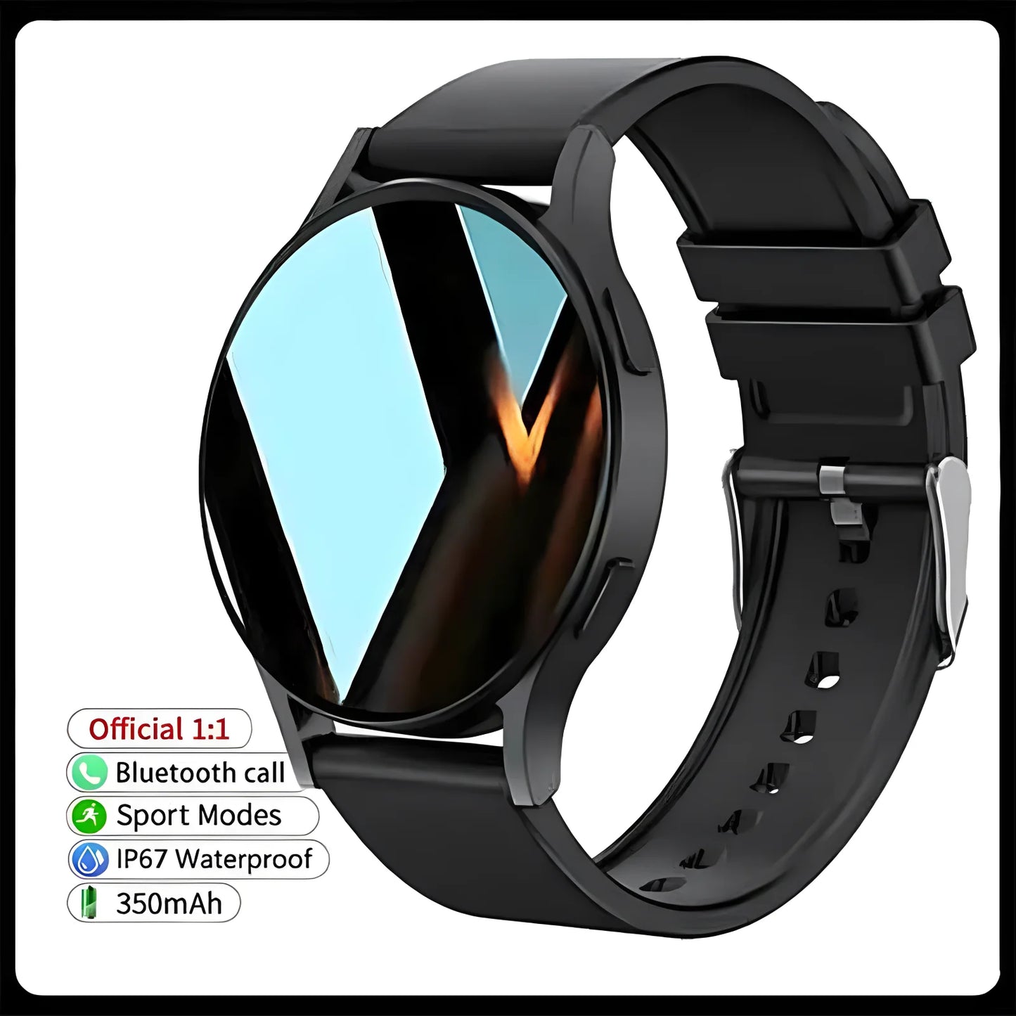New Bluetooth Call Smart Watch 6 Heart Rate Custom Dials Sport Men Woman 2024 smart watch Health Monitor Smartwatch For Samsung