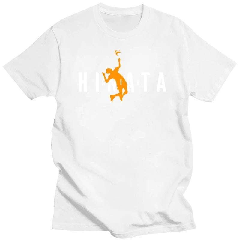 100% Cotton Print Mens Summer Air Hinata Shoyo Haikyuu Haikyu Anime Manga Unisex Tshirt T-Shirt Tee ALL SIZES Tee Shirt