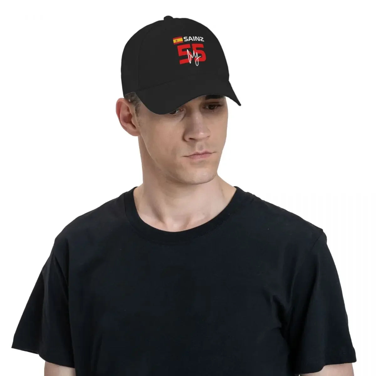 F1 2022 Carlos Sainz 55 Baseball Cap Christmas Hat Mountaineering New In The Hat Caps For Women Men's
