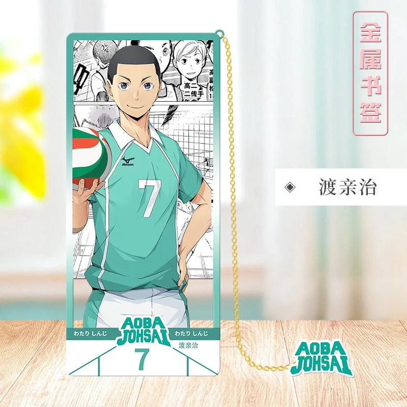 Haikyu/Volleyball Youth Metal bookmarks Japanese Anime Festival fan support Gift Student Gift Collection bookmark