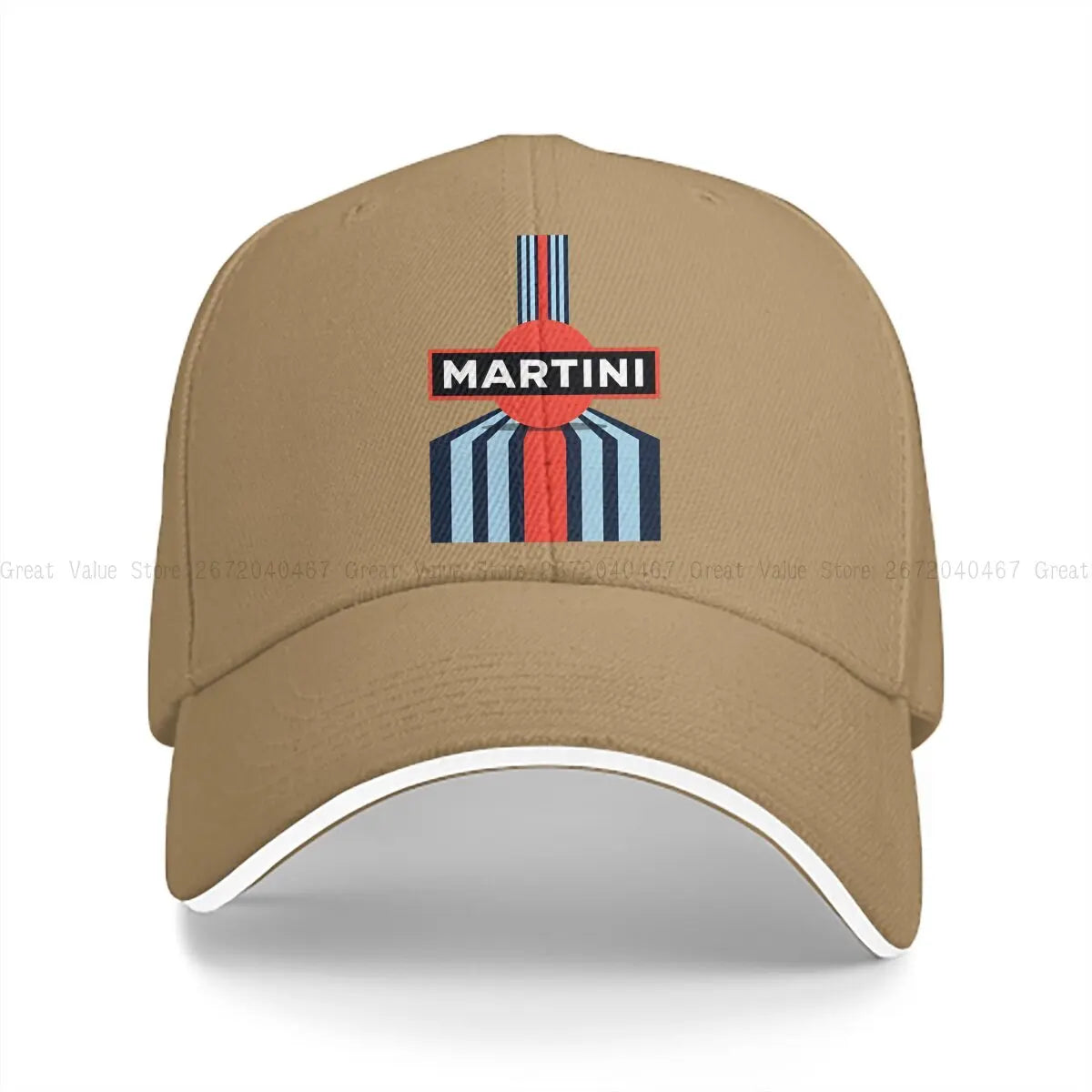 Pure Color Dad Hats Martini Racing Men's Hat Sun Visor Baseball Caps Formula 1 F1 Peaked Cap
