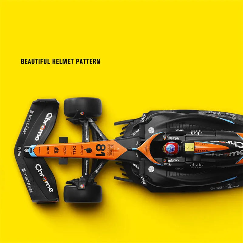 1:24 MCL60 2023 4# Lando Norris P2 British GP Mclaren F1 #81 Oscar Piastri Diecast Race SuperCar Model Competition Vehicles Toys