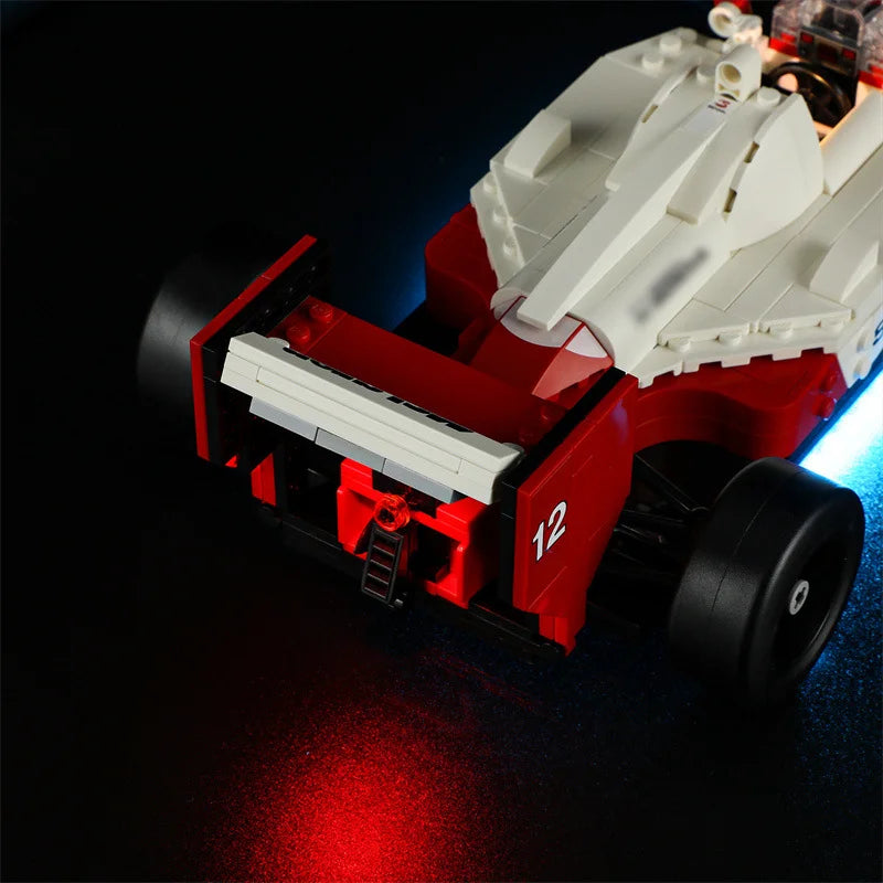 (Only LED Light No Bricks) 10330 MP4/4 & Ayrtons Sennas Building Blocks Bricks Kits Sets Not Include Model
